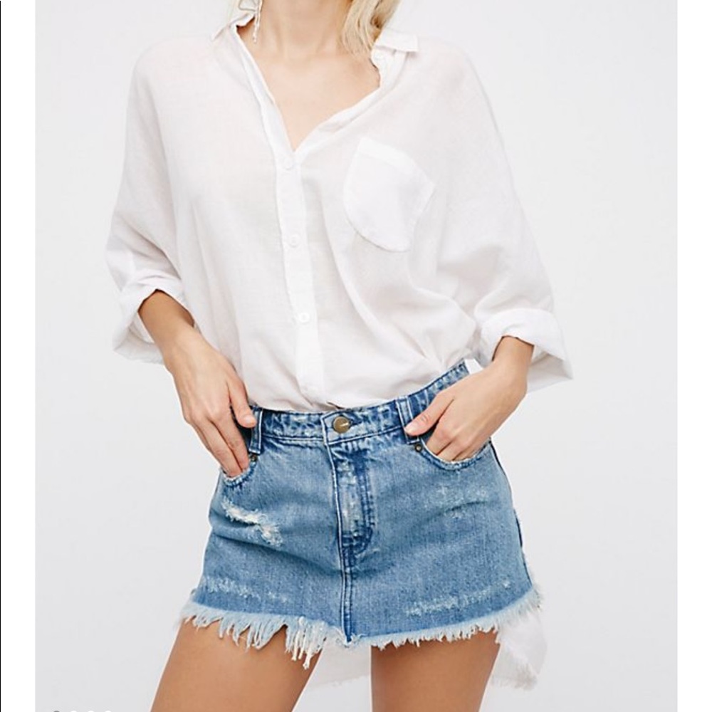 Free people mini skirt